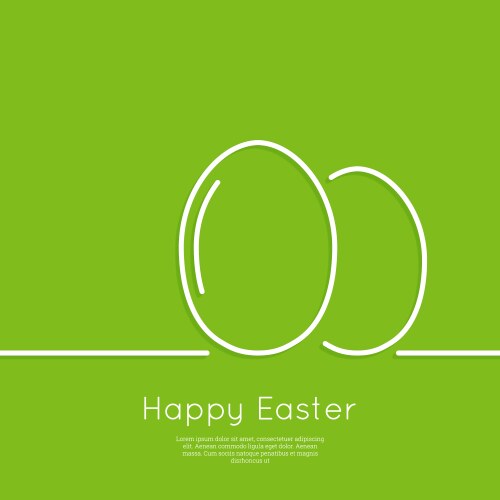 happy easter cards vector image