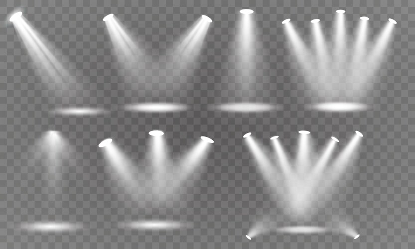 Spotlight light Royalty Free Vector Image - VectorStock