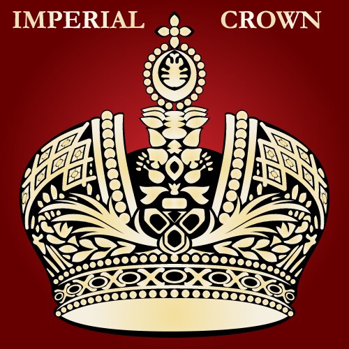 Imperial crown Vector Image