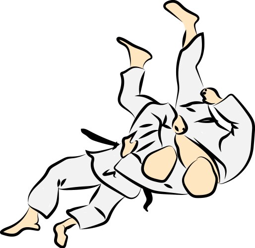 Judo Royalty Free Vector Image - VectorStock