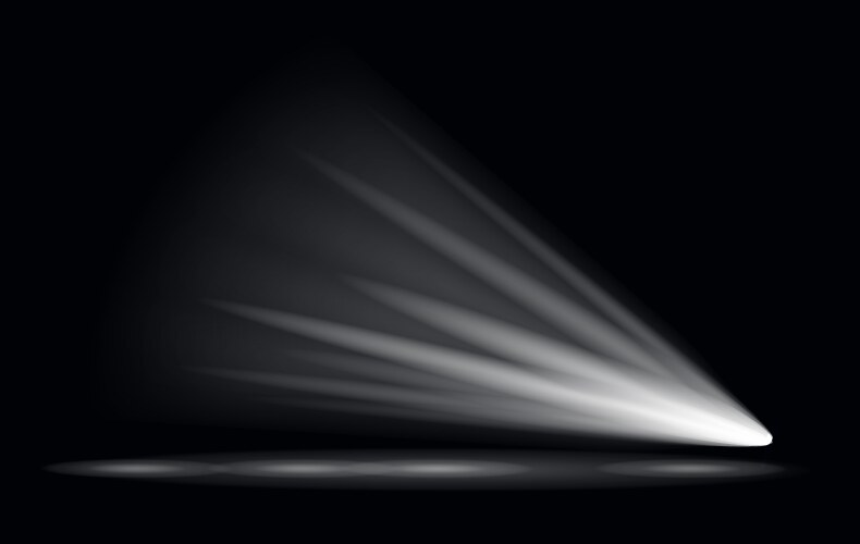 Light effect on transparent background eps 10 Vector Image