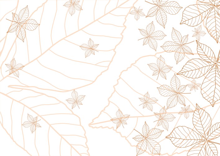 Fresh green leaves background Royalty Free Vector Image