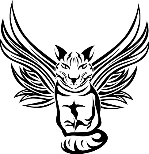 Black Cat Stencil Vector Images (over 1,000)