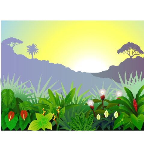 Lake view Royalty Free Vector Image - VectorStock