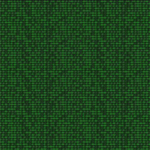 Binary code seamless pattern vector image