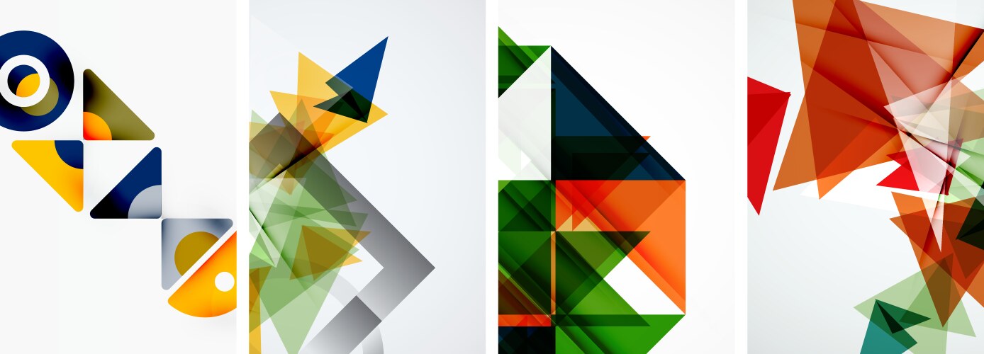 Random Triangle Pattern Vector Images (over 14,000)