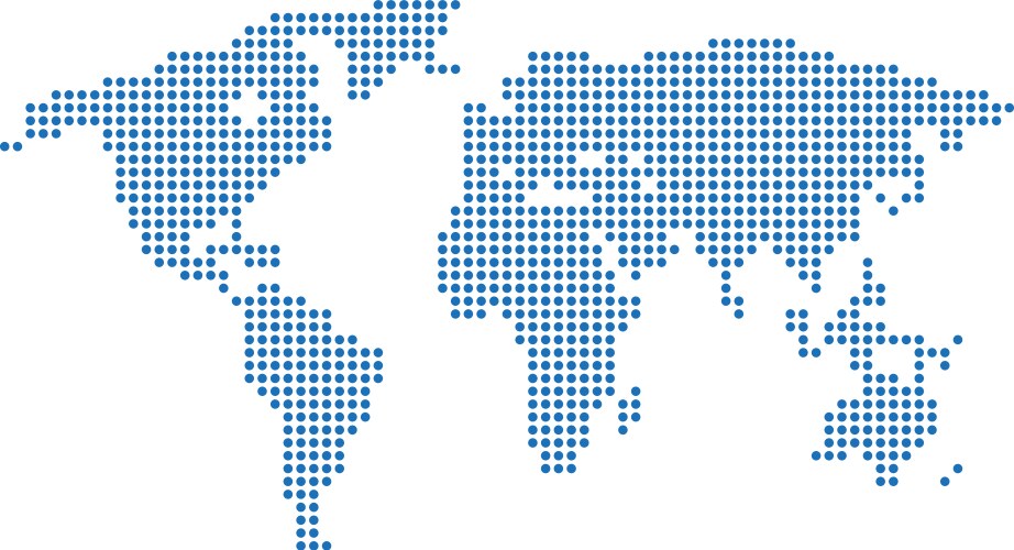 Flat world map infographic Royalty Free Vector Image