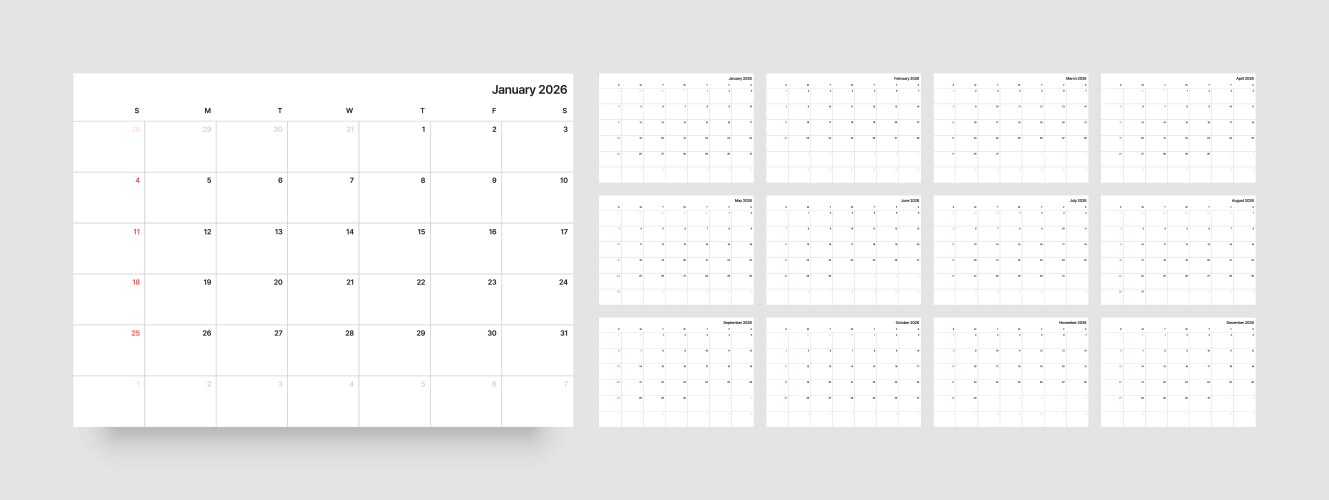 2026-calendar-vector-images-over-3-100