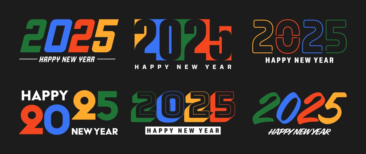 2025 Calendar Year Vector Images (over 14,000)