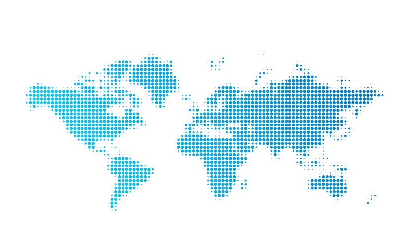 Abstract world map Royalty Free Vector Image - VectorStock