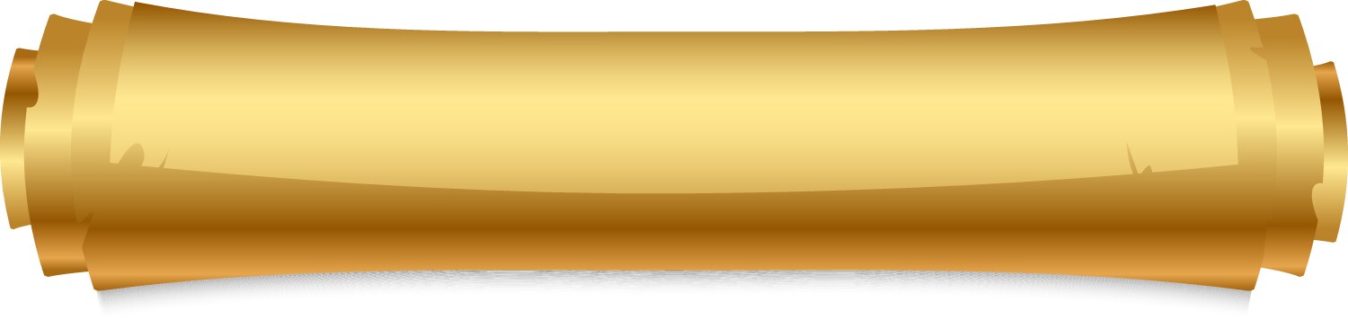 gold scroll vector image