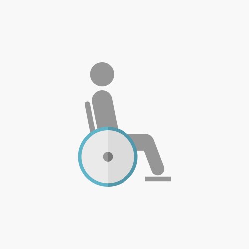 Patient flat icon Royalty Free Vector Image - VectorStock