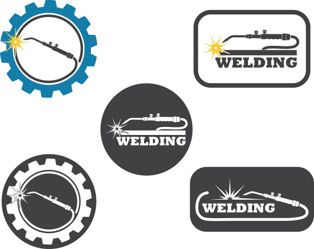 Welding Icon Set Vector Image