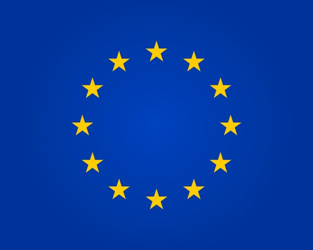 European Union Flag Vector Image