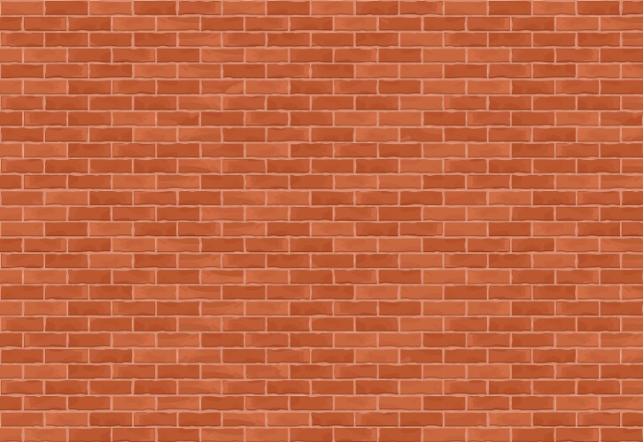 Red brick wall seamless background Royalty Free Vector Image