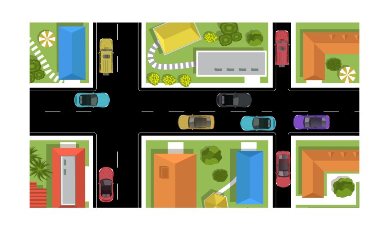 Car Plan View Vector Images (over 1,300)