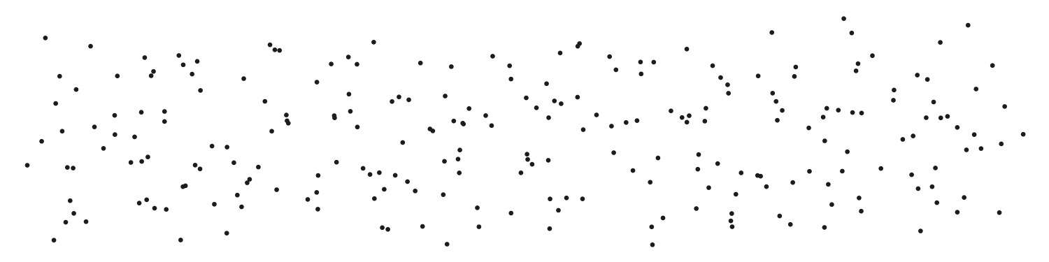 Abstract random polka dot pattern with small vector image