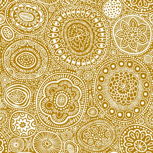 Seamless pattern botanic texture vector image