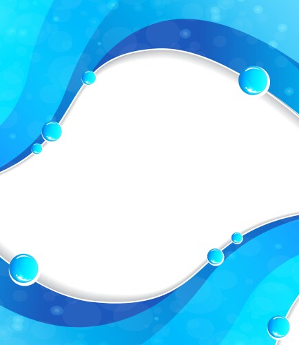 Abstract water waves Royalty Free Vector Image