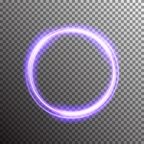 White transparent swirl light effect background Vector Image