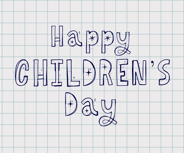 children day background happy vector image