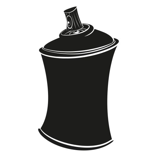 Graffiti spray paint machine Royalty Free Vector Image