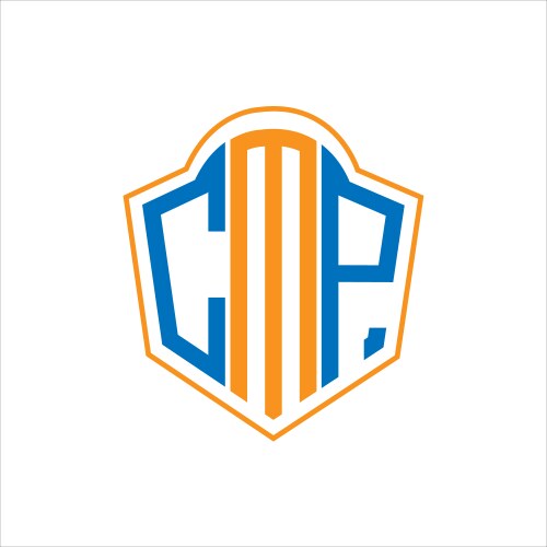 Initial letter cmp logo design – Royalty-Free Vector | VectorStock