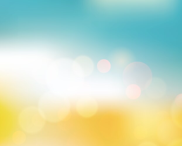 Summer blurred abstract background soft colored Vector Image