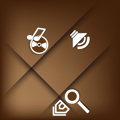 Blank for text with infographic elements and web vector image