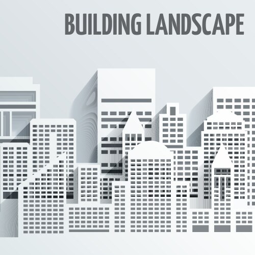 Paper house white origami cut cardboard buildings Vector Image