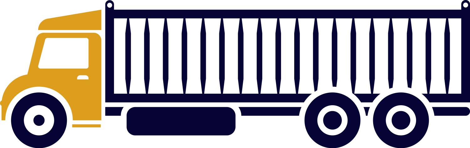 Truck container load power Royalty Free Vector Image