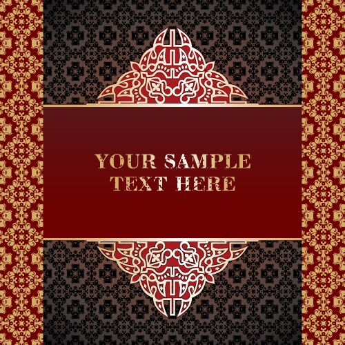 Abstract background with text space vector image