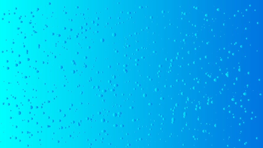 cerulean clear desktop with drops of water vector image