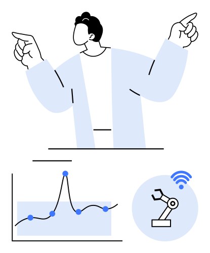 Integrating robotics and data analysis for smart vector image