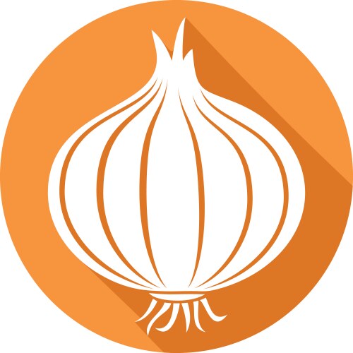 Fried onion icon doodle Royalty Free Vector Image