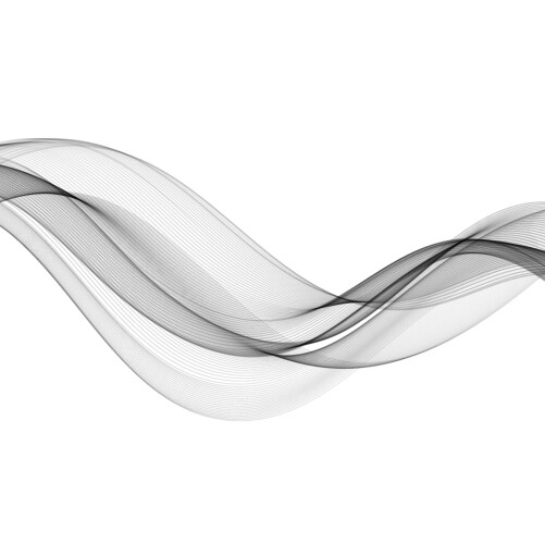 Abstract color wave design element vector image