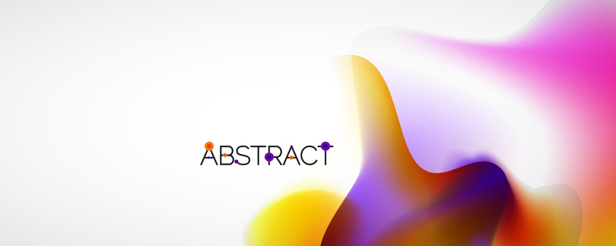 Fluid color gradient abstract background trendy – Royalty-Free Vector ...