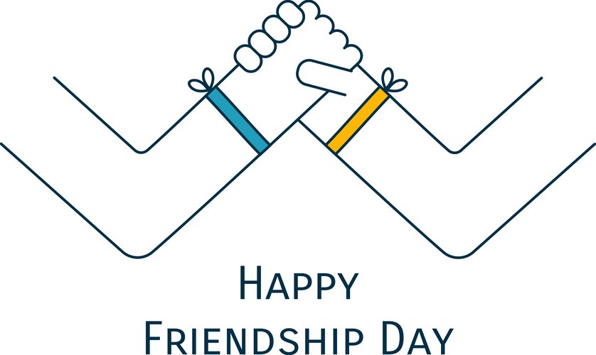 Two hands clasped in wrestling handshake isolated Vector Image