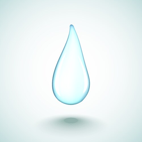 Doodle a raindrop Royalty Free Vector Image - VectorStock
