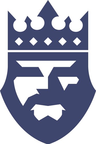 King head logo design template Vector Image