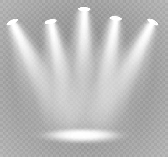Spotlight light Royalty Free Vector Image - VectorStock
