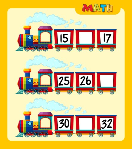 Number Train Vector Images (over 17,000)