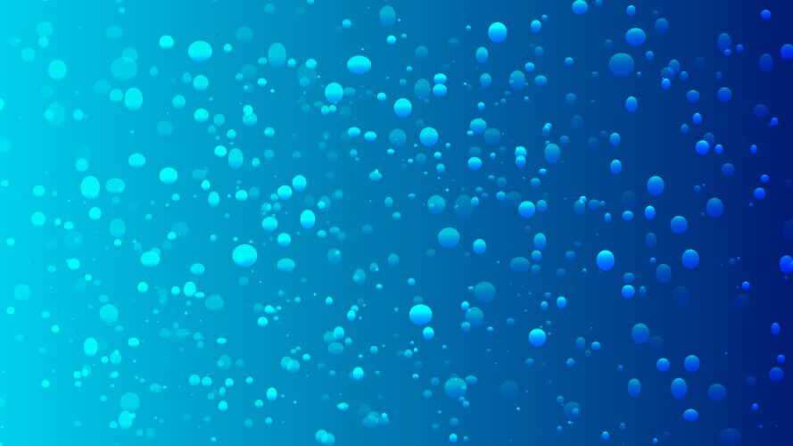 cerulean clear desktop with drops or bubbles vector image