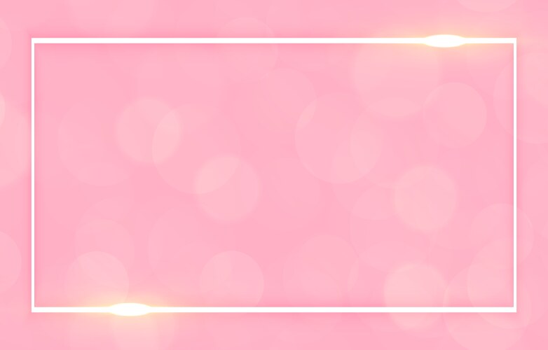 Bokeh background and wide frame with text space vector image