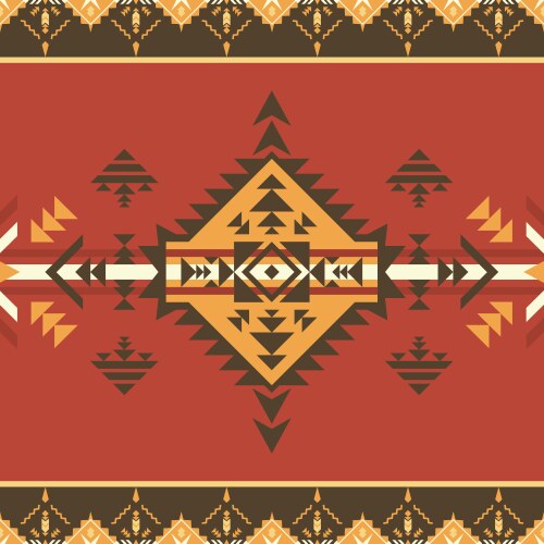 Tribal print aztec navajo seamless pattern Vector Image