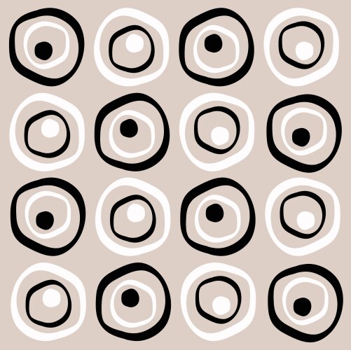 Retro circles Royalty Free Vector Image - VectorStock