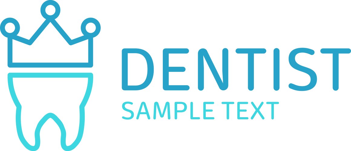 dental logo vector image