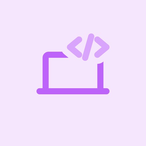 Editing or executing programming in laptop vektorbild
