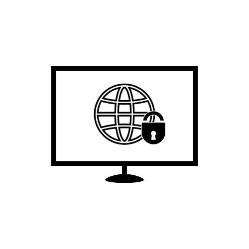 Ssl secure https certificate connection icon vector image