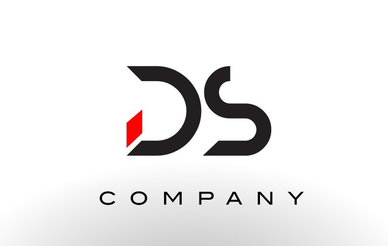 ds logo letter design vector